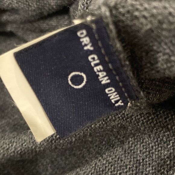 Cutter & Buck Solid Maxi Cashmere skirt , Charcoal Gray, Tie Front | Size Medium - Picture 10 of 10